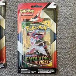 1x Latias Pokemon Evolving Skies & Chilling Reign 2 pack Blister w/ pin SEALED - Image 1