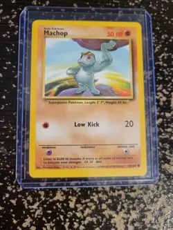 MACHOP - 52/102 - Base Set - Pokemon Card - Image 1