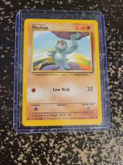 MACHOP - 52/102 - Base Set - Pokemon Card - Image 2