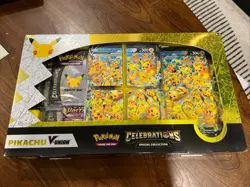 Pokemon Celebrations Pikachu V-Union Special Collection Sealed 25th Anniversary 820650809156 - Image 1