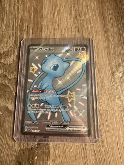 Pokemon Mew EX Shiny Ultra Rare Holo 216/091 SV: Paldean Fates Basic 180 HP - Image 1