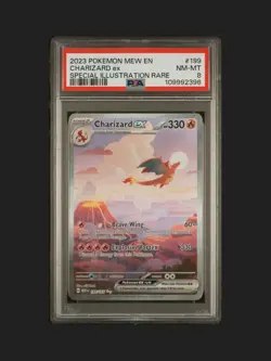 Pokemon TCG Charizard EX 199/165 Special Illustration Rare SV151 PSA 8 - Image 2