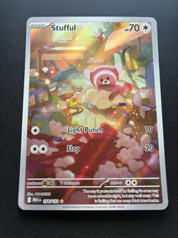 Pokemon: Stufful Illustration Rare IR 154/132 Mega Evolution - Image 2