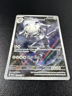 Pokemon: Steelix Illustration Rare Full Art Holo 150/132 Mega Evolution - Image 2