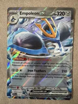Pokemon Empoleon EX 070/094 ME02 Phantasmal Flames Double Rare - Image 1