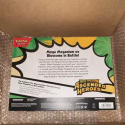 Pokemon TCG Mega Evolution Ascended Heroes Box Mega Meganium ex Sealed English - Image 2