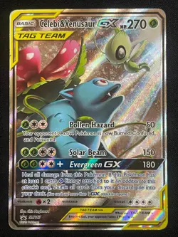 Pokemon Celebi & Venusaur GX Promo SM Promos SM167 MP - Image 1