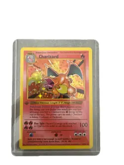Pokemon 1st Edition Shadowless Charizard Base Set Holo - Image 2