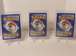 3) Fighting Pokemon TCG Cards, 2 Aerodactyl And 1 Kapoera - Image 2