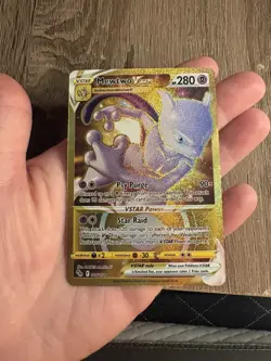 Pokemon Mewtwo VSTAR Secret Rare Holo 086/078 Pokemon GO VSTAR 280 HP EN - Image 1