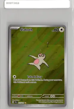 Slakoth - 212/191 - Pokemon Surging Sparks Illustration Rare NM - Image 1