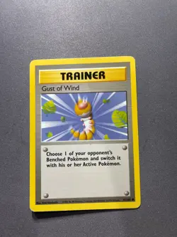 Pokemon TCG - Gust of Wind - Base Set Unlimited - 93/102 Wizards 1999-2000 - Image 5