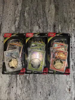 Sealed Pokemon Mega Evolution Perfect Order Coin Blister Packs Variety Lot Of 3 - Image 1
