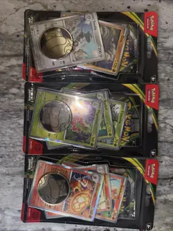 Sealed Pokemon Mega Evolution Perfect Order Coin Blister Packs Variety Lot Of 3 - Image 2