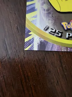 NM! RAYS HOLO FOIL Pikachu #25 Black Label Series 1 Topps Pokemon Tv Animation - Image 2