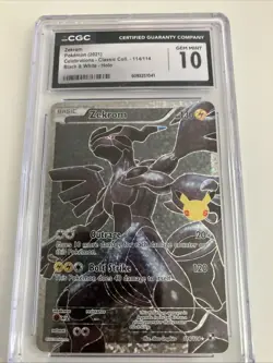 Pokemon TCG Zekrom Holo Ultra Rare Celebrations Classic Collection 114/114 - Image 1