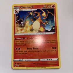 2020 Pokemon Sword & Shield Vivid Voltage Charizard Halo Rare # 025/185 - Image 1