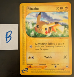 2002 Pokemon Pikachu #124/165 Expedition Base Set - Image 1