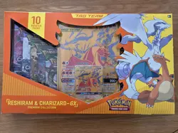 Pokemon TCG Reshiram & Charizard GX Premium Collection Factory Sealed - Image 1