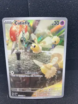 Cutiefly 172/162 SV05: Temporal Forces Holo Pokemon TCG Illustration Rare - Image 1