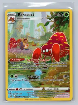 Parasect TG01/TG30 Holo Lost Origin Trainer Gallery Pokemon NM - Image 1