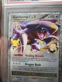 GARCHOMP LV.X PSA 10 2021 POKEMON CELEBRATIONS #145/147 HOLO CLASSIC COLL 7940 - Image 2