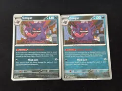2X Gengar 050/088 (1X Reverse Holo + 1X Holo) Pokemon Perfect Order - Image 1