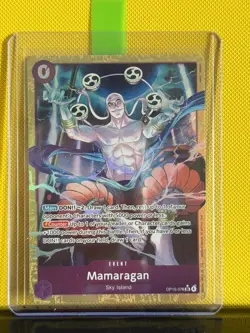 OP15-078 SR Alternative Art Mamaragan One Piece TCG CCG - Image 1