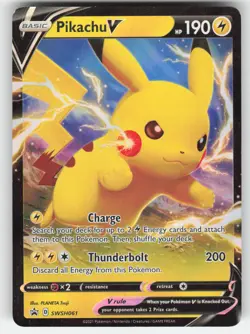 SWSH: Sword & Shield Promo Cards #SWSH061 Pikachu V - Image 1