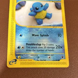 NM Pokemon Squirtle 131/165 Non Holo Card Expedition - Image 5