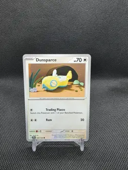 Dunsparce~ Reverse Holo~ Crochet Art ~ Cute Pokemon Card ~ Asako Ito Gallery - Image 1