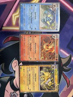 Prismatic Evolutions Poster Collection Promo 3 CARDS NM/M (NO PACKS/ POSTER) - Image 1