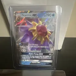 Pokemon Starmie GX 14/68 Hidden Fates Ultra Rare Full Art Holo GX Card - Image 1