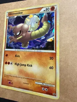 Hitmonlee (Cracked Ice Holo) HGSS25 HGSS Black Star Promo Pokemon Card - Image 3