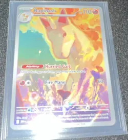 Rapidash 189/182 Illustration Rare Holo 110 HP Sv10 Destined Rivals Card Rond - Image 1