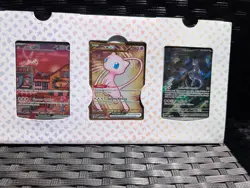 Pokemon Mew ex & Mewtwo ex Promo Foil Card Set (2023) - 3 Cards - Image 1