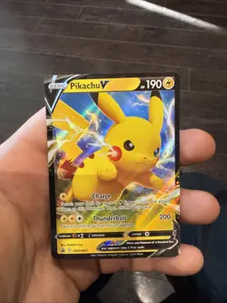 Pikachu V SWSH061 - SWSH Black Star Promo Pokemon Card *Nm - Image 1