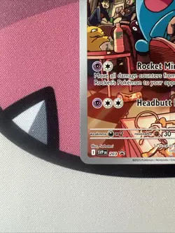 Team Rocket's Wobbuffet Promo SV: Scarlet & Violet Promo Cards 203 NM - Image 4