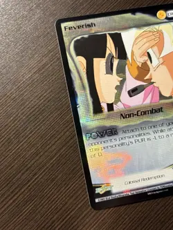 Feverish Foil Rare Limited Promo CR10 DBZ CCG Card GKI Dragon Ball Z Score TCG - Image 5