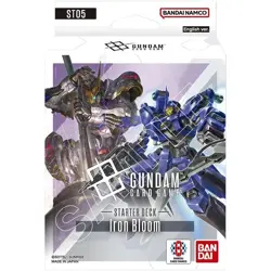 BANDAI English Gundam Card Game Iron Bloom Starter Deck ST05 TCG Factory Sealed - Image 1
