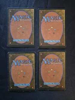 MTG Swords to Plowshares X4, Ice Age release, unc PLAYSET in VG condition 1995 - Image 2