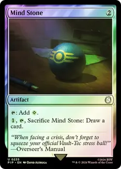Mind Stone FOIL - 0235 - Uncommon - Fallout PIP MTG - Image 1