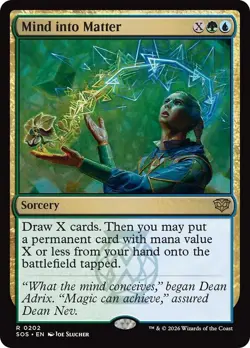 MTG - [SOS - 202 Foil] Mind into Matter - Secrets of Strixhaven - Image 1