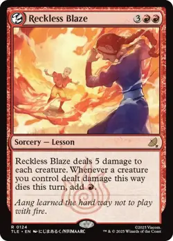 Reckless Blaze Avatar: The Last Airbender: Eternal-Legal R 124 - Image 1