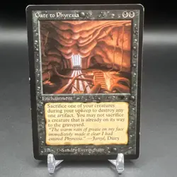 ***Gate to Phyrexia*** MTG Antiquities Magic Kid Icarus LP - Image 2