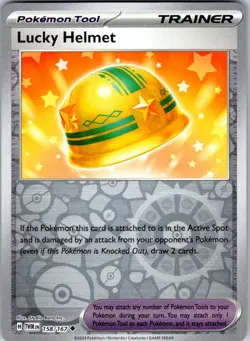 Lucky Helmet 158/167 Uncommon Twilight Masquerade Pokemon Reverse Holo Near Mint - Image 1