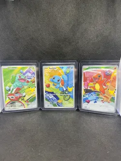 Pokemon First Partner Illustration Collection Series 1 - Kanto (Gen 1) Set NM - Image 1