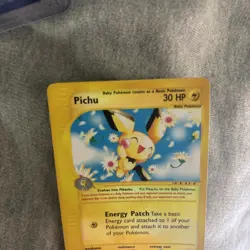Pokemon TCG Pichu 22/165 Rare REVERSE HOLO Expedition SEE PHOTOS - Image 4