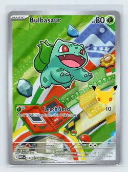 2026 Pokemon Mega Evolutions Promo 037 Bulbasaur Black Star Promo - Image 1