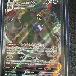 Pokemon TCG Garbodor VMAX Evolving Skies 101/203 Holo Ultra Rare - Image 2
